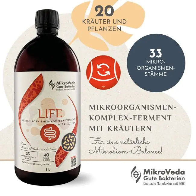 MikroVeda LIFE Mikroorganisms Complex Ferment with herbs