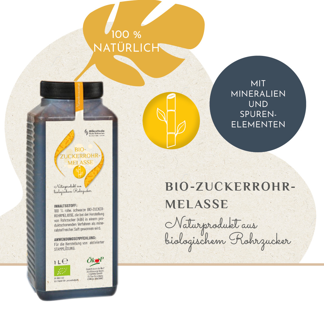 MikroVeda Bio ZUCKERROHRMELASSE