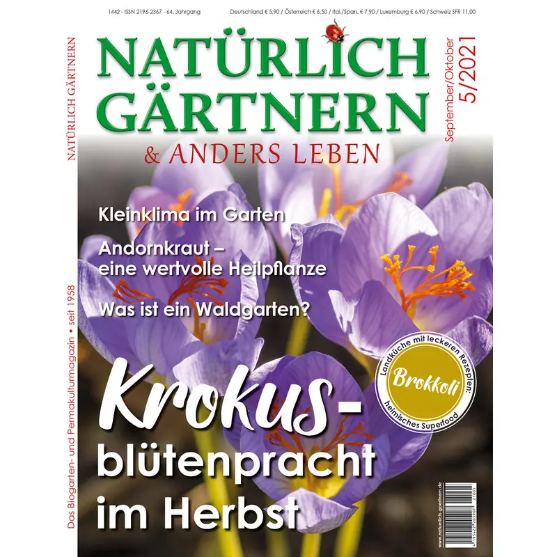 NATÜRLICH GÄRTNERN & ANDERS LEBEN 2021 Heft 5, September/Oktober