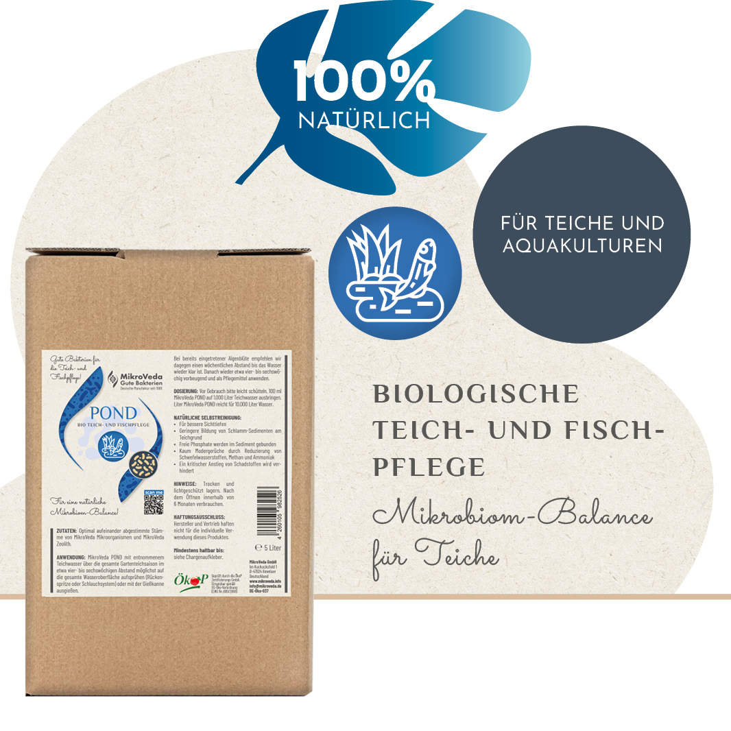 MikroVeda POND Bio Teichpflege im 5 Liter Folienbeutel