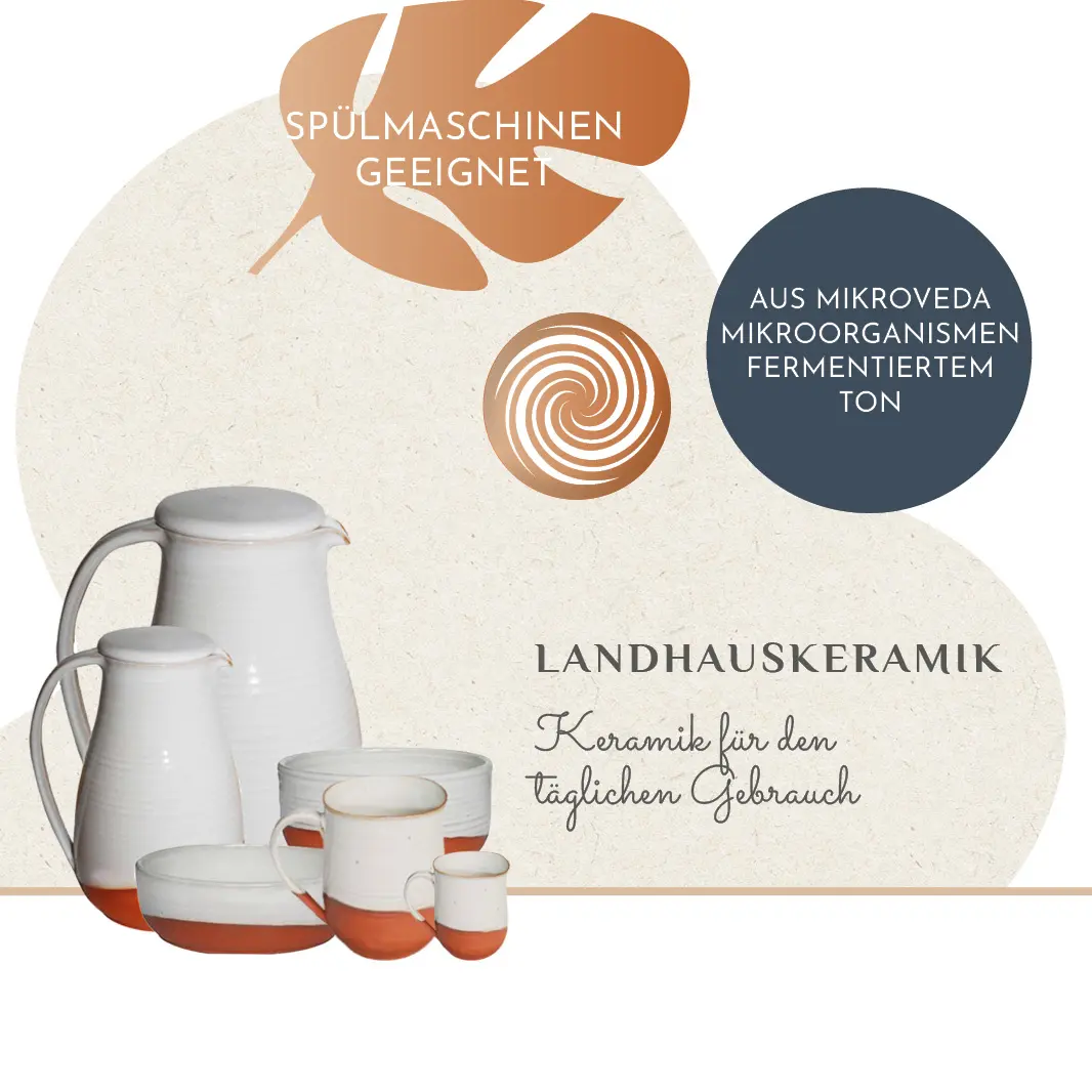 Mikroorganismen-Keramik im Landhausstil von MikroVeda