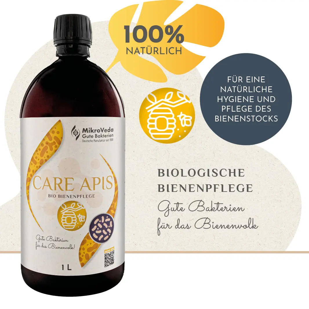 MikroVeda CARE APIS Beuten- und Bienenpflege 1 Liter R-PET Flasche (100% recycelt)