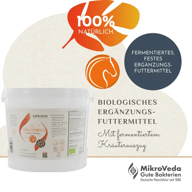 MikroVeda VITAL Bio Ergänzungsfutter für Pferde